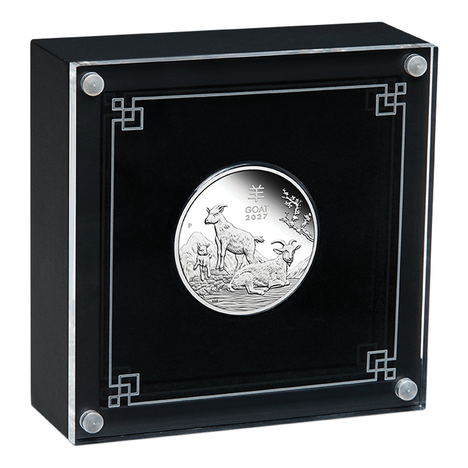 Perth Mint 2027 Year of the Goat 1/2oz Silver Proof Coin AUSTRALIAN LUNAR SERIES III